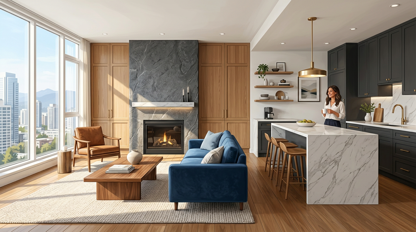 Deliver homes to be proud of value illustration