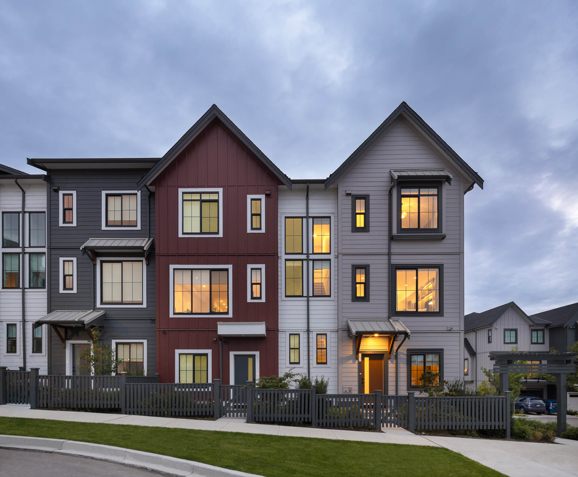 Latimer Walk townhome exterior in Langley.